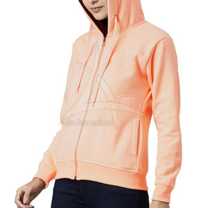 Sudadera con Capucha y Cremallera para Mujer, Invierno, Ecológica, Transpirable, Cómoda, Informal, con Logotipo Frontal Personalizable, Pedidos al por Mayor - Product Image 2
