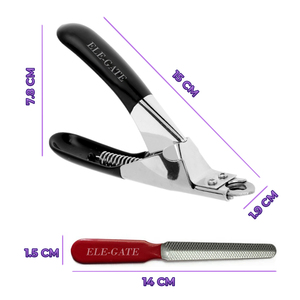 Tagliacapelli/Tagliaunghie per Animali Domestici Conveniente in Acciaio Inossidabile e ABS, Misura Personalizzabile, per Cani e Gatti con Lima - Product Image 5