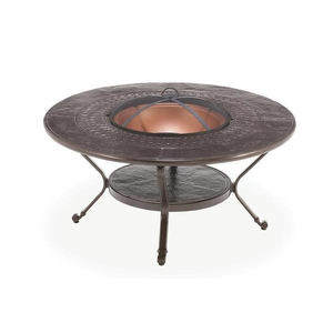 Foyers de camping portables en métal et cuivre avec couvercle Foyers de gros pour jardin extérieur Patio carré personnalisé Chauffage au bois - Product Image 3