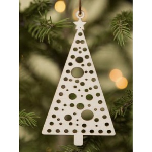 Elegant Wooden Christmas Wall <b>Hanging</b> <b>Ornaments</b> For Modern Apartments Blending Minimal Design With Warm Festive Spirit - Product Image 1