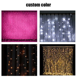 Cổ Tích ánh sáng Rèm cửa chuỗi <span class=keywords><strong>Lights</strong></span> cho phòng ngủ treo đèn trong nhà cổ tích Đèn Rèm trang trí chiếu sáng LED Curtain <span class=keywords><strong>Lights</strong></span> - Product Image 6