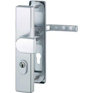 ชุดอุปกรณ์ป้องกัน HOPPE London 78G/2222ZA/2410/113 อลูมิเนียม F1 92 มม. ตู้เก็บของแบบล็อคได้ สำหรับประตูหนา 66-71 มม. - Product Image 1