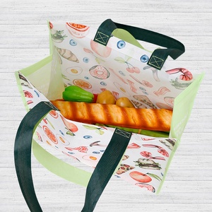 ถุงช้อปปิ้งผ้าไม่ทอพร้อมลายปรับแต่งได้ หูหิ้วทำจากสาย PP มีหลายขนาดให้เลือก - Product Image 5