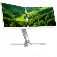 Monitor Portátil Triple con Pantalla LCD Doble de 14 Pulgadas, Retroiluminación LED, Resolución 1080p, Interfaz HD para Computadora Portátil