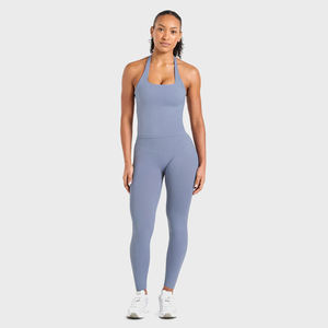Service OEM, meilleur prix du fabricant, leggings pour femmes personnalisés, logo sur la taille, vêtements de yoga professionnels, pantalon uni antibactérien - Product Image 1
