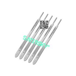 Cánula para bisturí larga de 21 cm, instrumentos de microcirugía, fabricada en acero inoxidable AISI 420, de fuente confiable. - Product Image 1