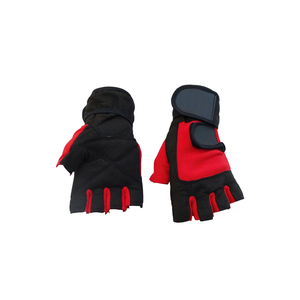 Guantes de gimnasio acolchados antideslizantes para levantamiento de pesas CrossFit culturismo soporte de muñeca de malla transpirable para hombres y mujeres - Product Image 1