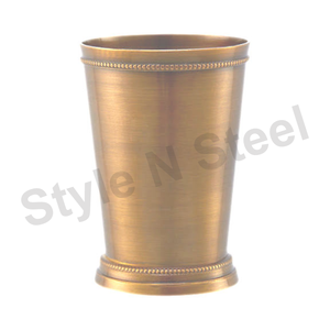 Tasse Julep Menthe en Acier Inoxydable Couleur Cuivre pour Mojito & Lait Tasse Julep Menthe Cuivre - Product Image 1