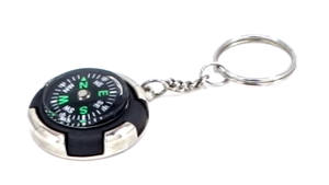 Llavero de brújula de Metal de suministro de fábrica, adorno de llavero de aleación de Zinc de forma redonda de exportador indio - Product Image 4