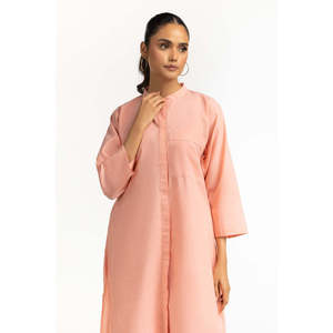 Conjunto Coordinado Chambray Teñido IPST-44554 Color Durazno, Ropa de Trabajo de Verano para Mujer, Hecho de Material de Algodón Suave - Product Image 5