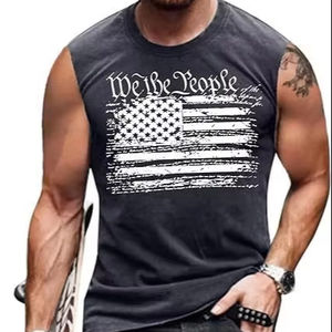 Vente en gros Logo personnalisé Débardeurs sans manches pour homme de haute qualité pour le sport Gym Vêtements décontractés de sublimation Débardeurs - Product Image 1