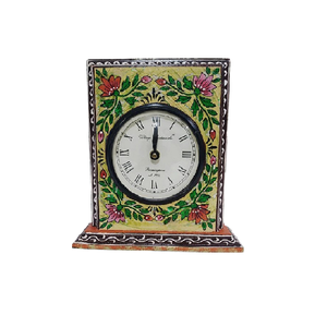 Reloj analógico moderno para escritorio y mesa, decoración del hogar de alta demanda con sincronización perfecta, pantalla de aguja de Material de Metal de madera maciza Multicolor - Product Image 1