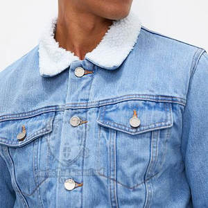 Chaqueta de Mezclilla para Hombre, Logotipo Personalizado al por Mayor, Hecha de Algodón, Transpirable, para Uso en Exteriores - Product Image 4