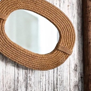 Espejo de Maquillaje Retro Europeo con Lazo, Espejo de Mesa Vintage de Resina de una Sola Cara, Espejo Redondo de Regalo, Espejo de Princesa para Maquillaje Diario - Product Image 2