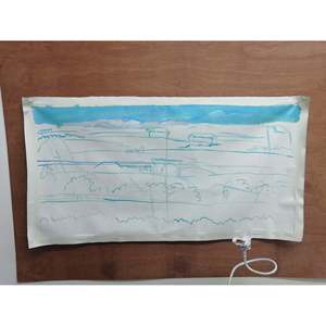 27.5x71 pollici pittura a olio fatta a mano arte 100% dipinto a mano campo paesaggio classico 3D Texture per la decorazione del soggiorno - Product Image 3