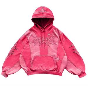 เสื้อฮู้ดสวมหัวสำหรับผู้ชายผ้าฝ้ายพิมพ์ลายดิจิตอลสำหรับฤดูหนาวเสื้อมีสไตล์แบบ100% ออกแบบได้ตามที่ต้องการ - Product Image 4