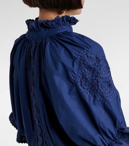 Indian Hand <b>Block</b> <b>Printed</b> Cotton Summer Dress for Women Casual Boho-Style Short Maxi Dress Natural Waistline Button Decoration - Product Image 5