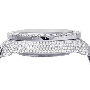 Montre Glacée VVS Couleur de Marque de Mode Personnalisée Monture de Pavé en Acier Inoxydable avec Diamant Moissanite - Product Image 2