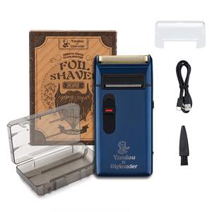 Rasoir électrique doré pour homme, sans fil, format voyage, à lame unique, rechargeable par USB, pour le visage - Product Image 4