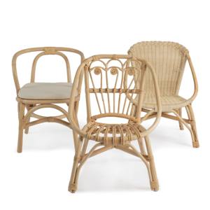Premium quality rattan <b>chair</b> for kids supplier direct cost eco friendly cane <b>children</b> <b>chairs</b> - Product Image 1