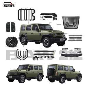 Nouveau kit <span class=keywords><strong>carrosserie</strong></span> <span class=keywords><strong>de</strong></span> conversion pour SUV chinois, comprenant capot moteur modifié, garde-boue, marchepieds latéraux et pare-chocs avant, pour Baw 212 Diesel Off Road 2026 - Product Image 1