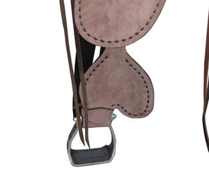 Selle à guillotine de cheval de promotion d'usine en cuir de vachette occidental Design en cuir de daim synthétique Plusieurs modèles disponibles en gros - Product Image 2