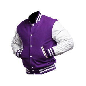Veste de baseball universitaire de style unique à la mode grande taille vestes pour hommes patch vierge et veste de collage brodé 3D - Product Image 2