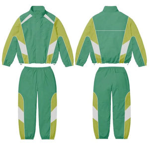 Chaqueta Cortavientos y Pantalones de Nailon Personalizados de Moda Masculina 2026, Conjunto Deportivo Cortavientos para Hombre, Fabricación OEM al por Mayor - Product Image 5