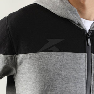 Ropa de invierno con logotipo personalizado para hombre, conjuntos de algodón 100% transpirables duraderos, chándal de talla grande con patrón sólido para uso en exteriores - Product Image 6