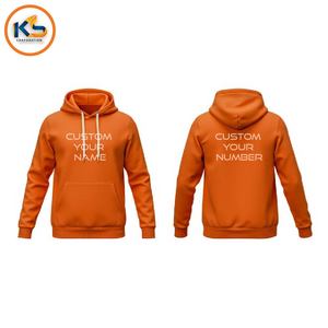 Custom Printed Winter Men's Fleece <b>Hoodies</b> | 100% Cotton Pullover Sweatshirts Name/Number Eco-Friendly Breathable Streetwear - Product Image 1