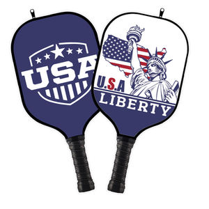 Sac de raquette de pickleball en cuir PU noir de qualité supérieure personnalisé 2025, accessoire, cadre externe avec housse de raquette - Product Image 2