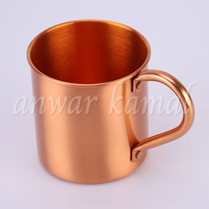 Tazas de cerveza de cobre de nuevo diseño de cobre puro 100% de calidad superior taza de mula de Moscú de cobre puro - Product Image 5