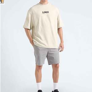 เสื้อยืดโอเวอร์ไซส์100% ผ้าคอตตอนผ้าคอตตอนผ้าดิบพิมพ์ลายโลโก้แบรนด์ตามสั่งเสื้อผ้าแฟชั่น280 - Product Image 2