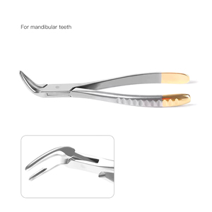 SAAR GLOBAL SURGICAL INSTRUMENTS Pinzas de Extracción Dental Mandibulares de Acero Inoxidable con Empuñadura Manual Moleteada Clase I para Adultos y Niños - Product Image 2