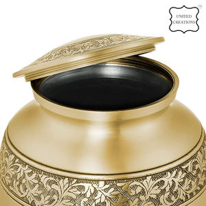 Urne de crémation en aluminium pour cendres humaines Urnes en laiton pour cendres humaines disponibles à un prix d'usine - Product Image 5