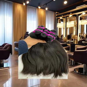 Venta al por mayor de alta calidad Natural Negro Vietnamita Virgen Extensiones de Cabello Tipo Indio Paquetes Sin Procesar Super Doble Extensiones - Product Image 3