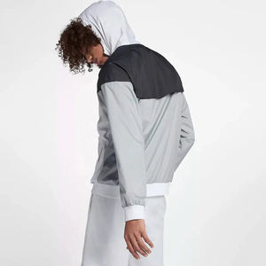 Logo personnalisé de haute qualité veste de course à glissière avec blocage de couleur coupe-vent veste de course polaire grande taille pour hommes - Product Image 5