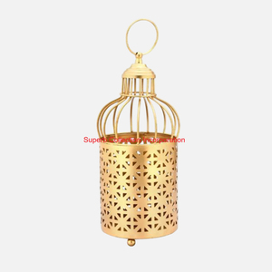 Luxury Modern Black Metal Lantern With Clear Glass Panels <b>Tall</b> Decorative <b>Candle</b> <b>Holder</b> For Indoor Outdoor Garden Home Decor - Product Image 5