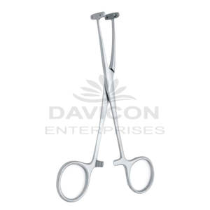 Meilleurs Instruments de chirurgie en plastique acier inoxydable, pince de préhension à rabat de PITANGUY revêtu de différentes couleurs (14CM) pince de lifting - Product Image 6