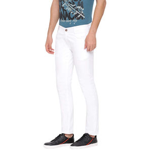 Pantalones vaqueros para hombre de alta calidad Diseño de patrón sólido Ropa clásica al por mayor del fabricante MOQ bajo - Product Image 2