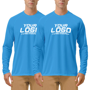 Chemise Rash Guard à manches longues pour hommes UPF 50 + Swim Beach UV Sun Protection Fishing Quick Dry - Product Image 4