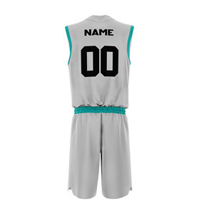 Reversible Malla Baloncesto Jersey Uniforme Venta al por mayor Equipo en blanco Baloncesto Uniforme Característica Secado rápido Servicio Oem - Product Image 4