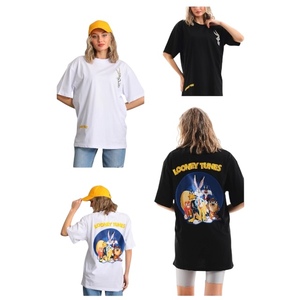 Camiseta Extra Grande, Estilo Urbano, Estampado Gráfico Vintage, Talla Grande, Algodón Grueso, 100% Algodón - Product Image 4