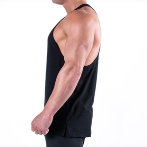 Men's Sleeveless Gym <b>Vest</b> Breathable Workout Muscle <b>Stringer</b> Cut-Off Y Back Tank Tops Spandex/Cotton High Street Wholesale - Product Image 3