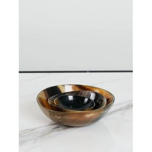 Tazón de mezcla de madera multicolor ecológico, ensaladera personalizada, platos y platos para Decoración de mesa de artículos para el hogar - Product Image 2