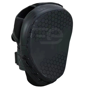 High Quality Leather Focus Mitts Boxing Training <b>Pads</b> Punch <b>Practice</b> Speed Drills Accuracy Workouts - Product Image 6