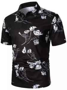 Polo de Golf Unisex Personalizado con Logotipo, de Poliéster, Corte Ajustado, Secado Rápido, Estampado, Manga Corta, Ropa Deportiva para Exteriores, Impresión Puff - Product Image 3