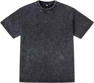 เสื้อยืดบ็อกซี่โอเวอร์ไซส์สะพายไหล่ผ้าฝ้าย100% สำหรับผู้ชายเสื้อยืดเปล่าออกแบบได้ตามที่ต้องการ - Product Image 1