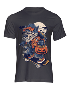 Vente en gros de haute qualité 100% coton grande taille anti-rides imprimé personnalisé bleu Vintage taille américaine col rond hommes t-shirts vierges - Product Image 3