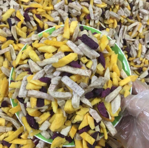 Chips de taro séchées du Vietnam, producteur d'usine, qualité d'exportation, saveur au fromage ajoutée, collations de légumes séchés, prix le plus bas - Product Image 2